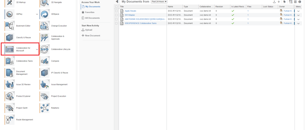 Microsoft ile 3DEXPERIENCE Works: İşbirliği Kolaylığı
