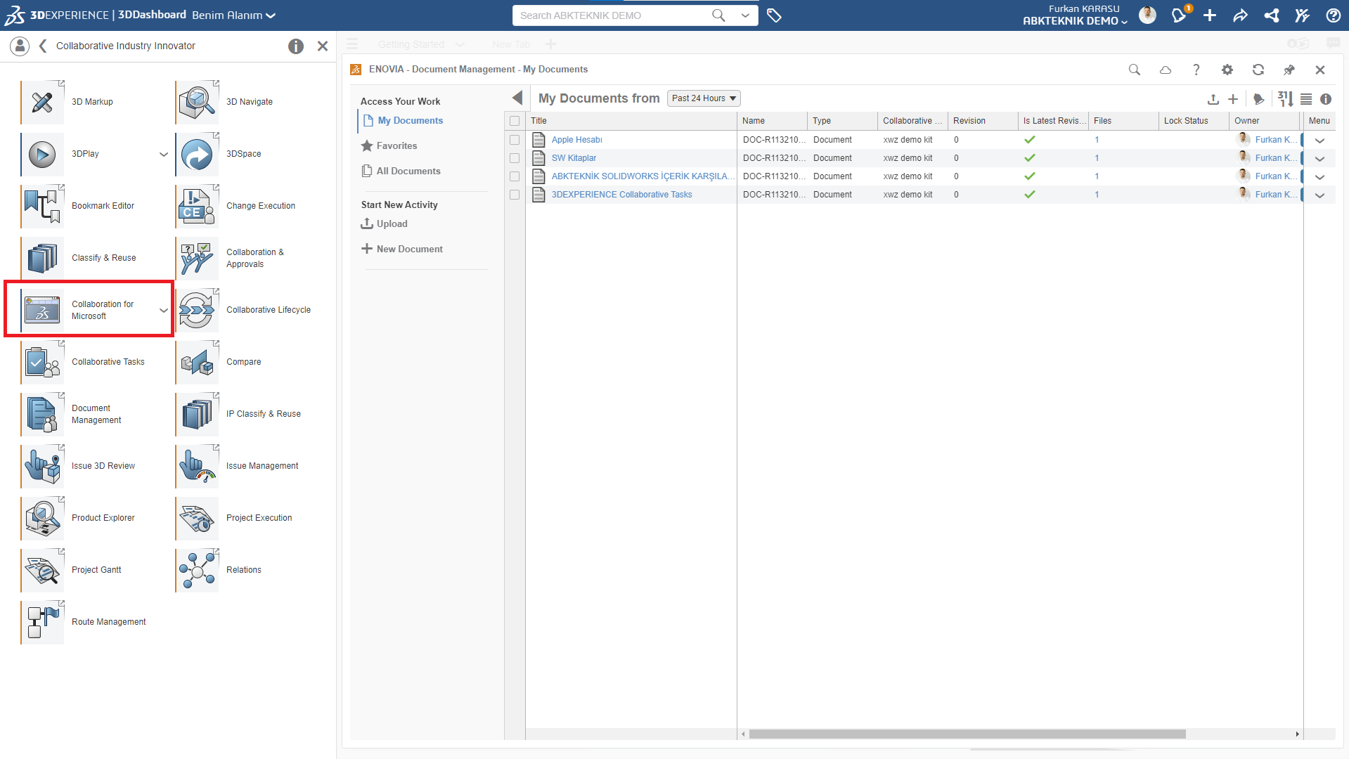 Microsoft ile 3DEXPERIENCE Works: İşbirliği Kolaylığı