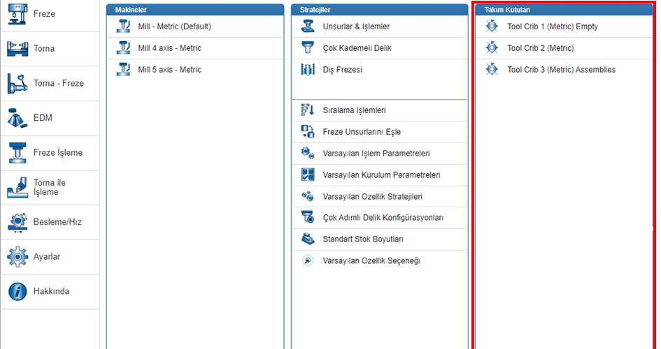CAMWorks Takım Kütüphanesi Oluşturma