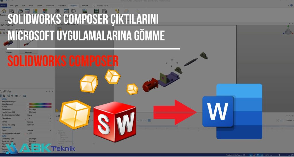 SOLIDWORKS COMPOSER ÇIKTILARI