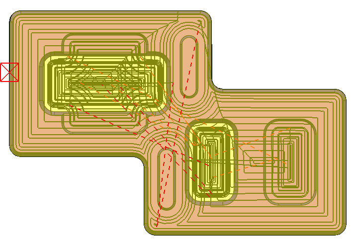CAMWorks 3 Eksen operasyonlarında Otomatik İşlenecek Alan ayarları ve kapsama alanı seçenekleri